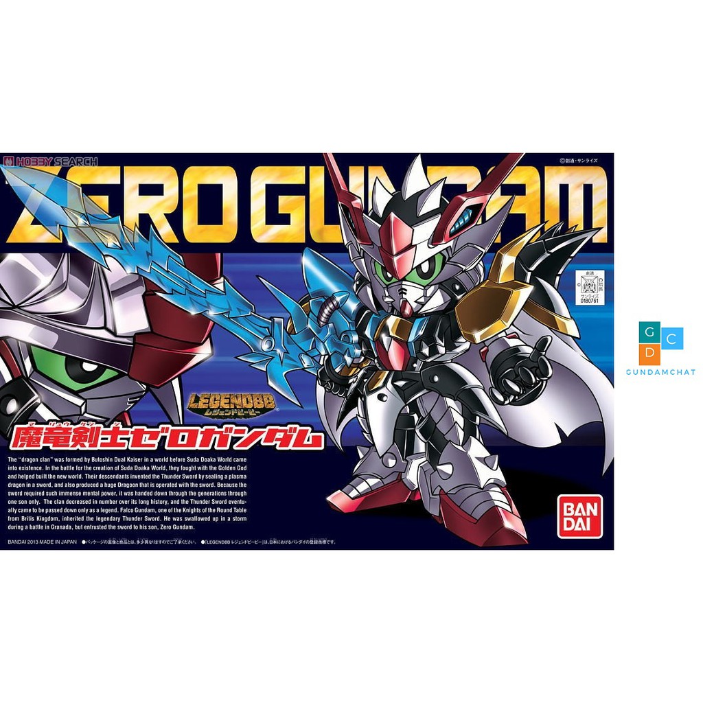 Mô hình lắp ráp SD BB Legend BB Devil Dragon Blade Zero Gundam Bandai - GDC