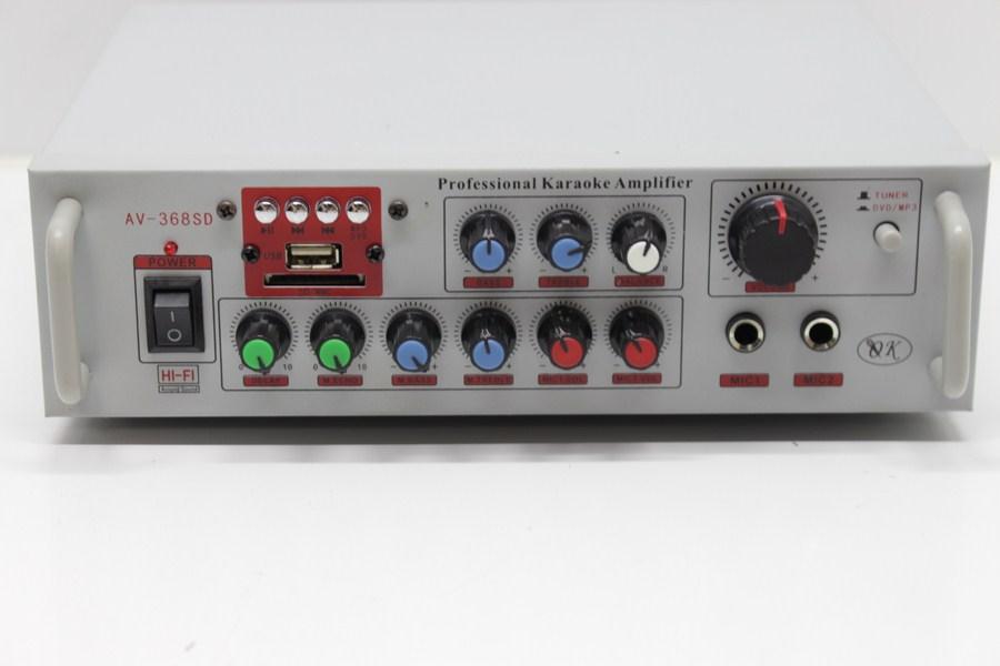 Amply WXF AV-368 12V/220V - Audio Blutooth KARAOKE