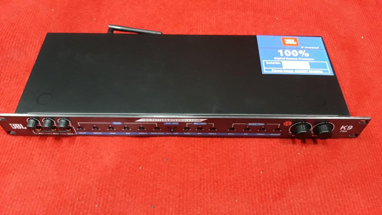 Vang mixer karaoke cao cấp jbl dsp k9 - vang chất lượng cổng quang , bluetooth , tặng 2 jack canon kết nối