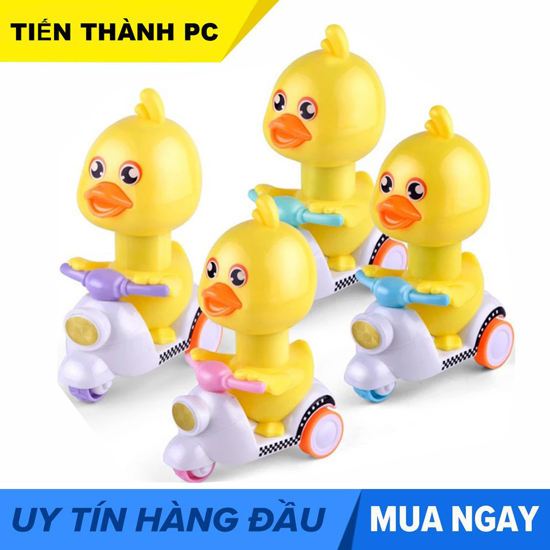 [ Dành Cho Bé ] Xe Hoạt Hình Vịt Vàng Cute, Hoạt Hình Theo Quán Tính Chức Năng Ngộ Nghĩnh, An toàn Thích Hợp Cho Bé Khi Chơi
