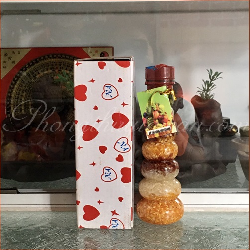 Ngũ Đậu Chai đứng Phong Thuỷ may mắn ( 2 size) - thờ cúng