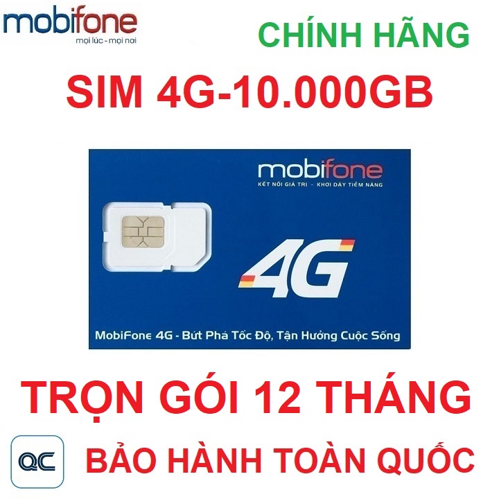 Sim 4g tỷ gb mobifone chia sẻ thoải mái xem fim thả ga sử dụng toàn quốc trọn gói 12 tháng