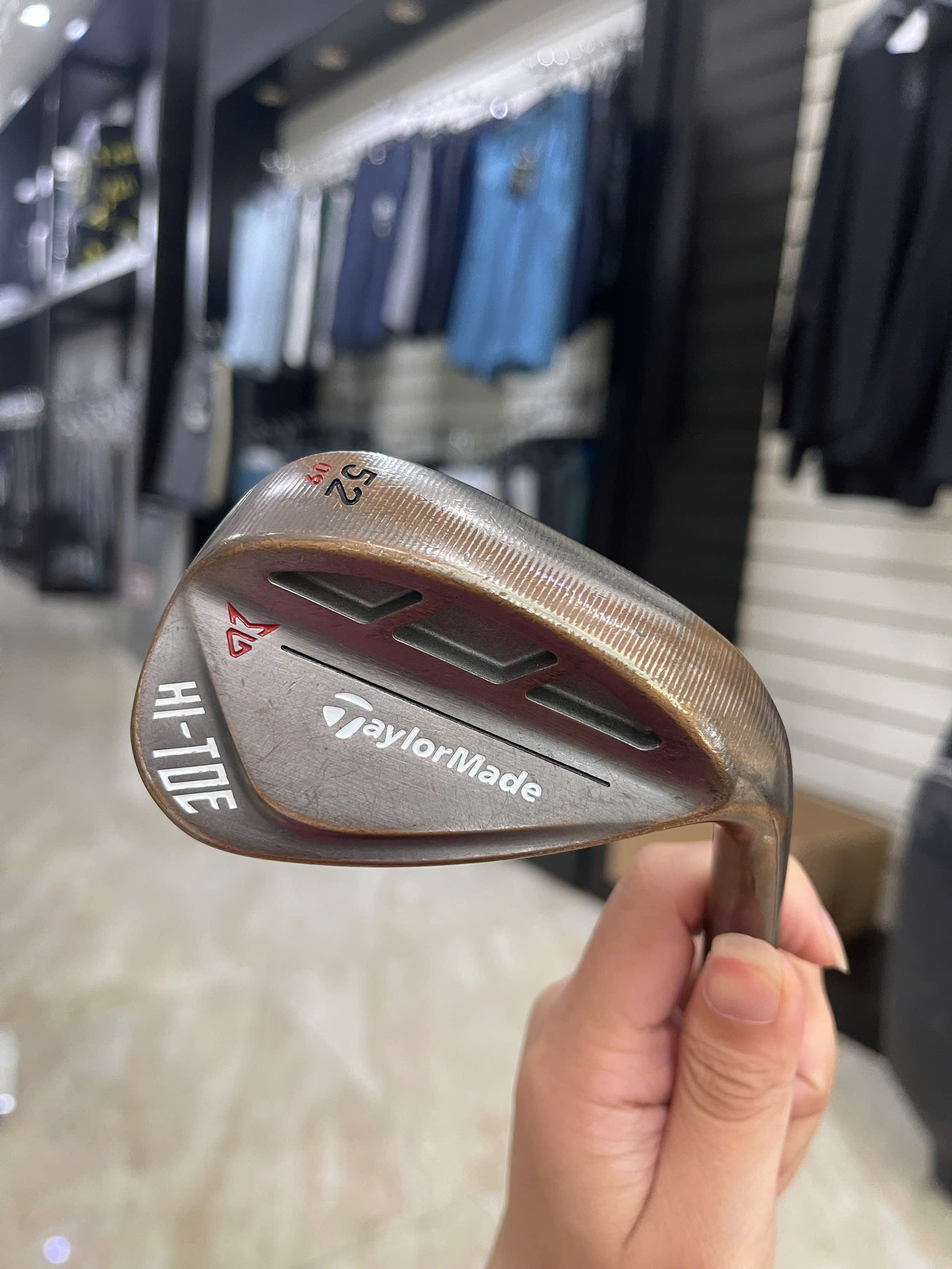 2nd Gậy Wedge Taylormade Milled Grind 52-09 Hi Toe - Shaft Dynamic Gold- Secondhand- 7275
