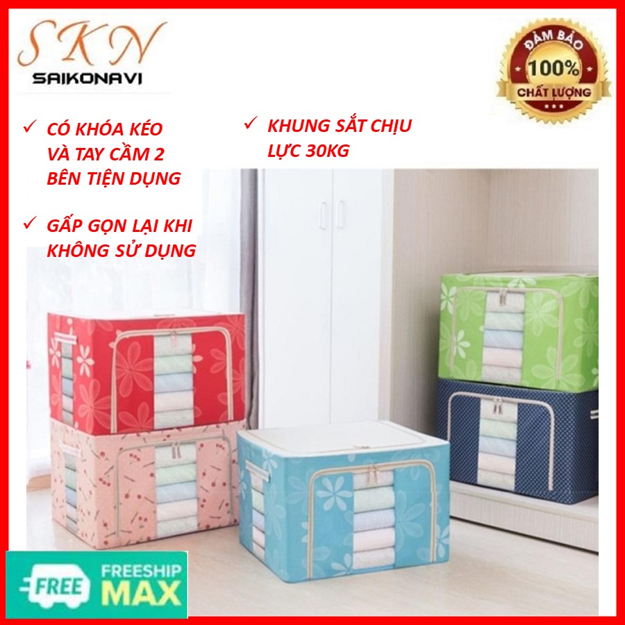 Túi đựng chăn màn khung sắt cao cấp - túi vải đựng chăn màn tiện lợi