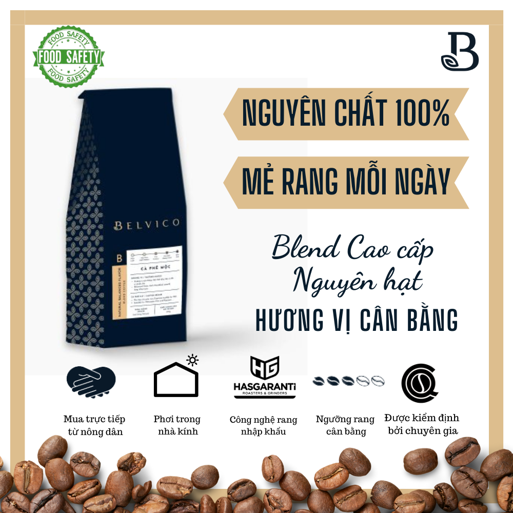 Blend Premium grounded - 100% Pure - Belvico coffee