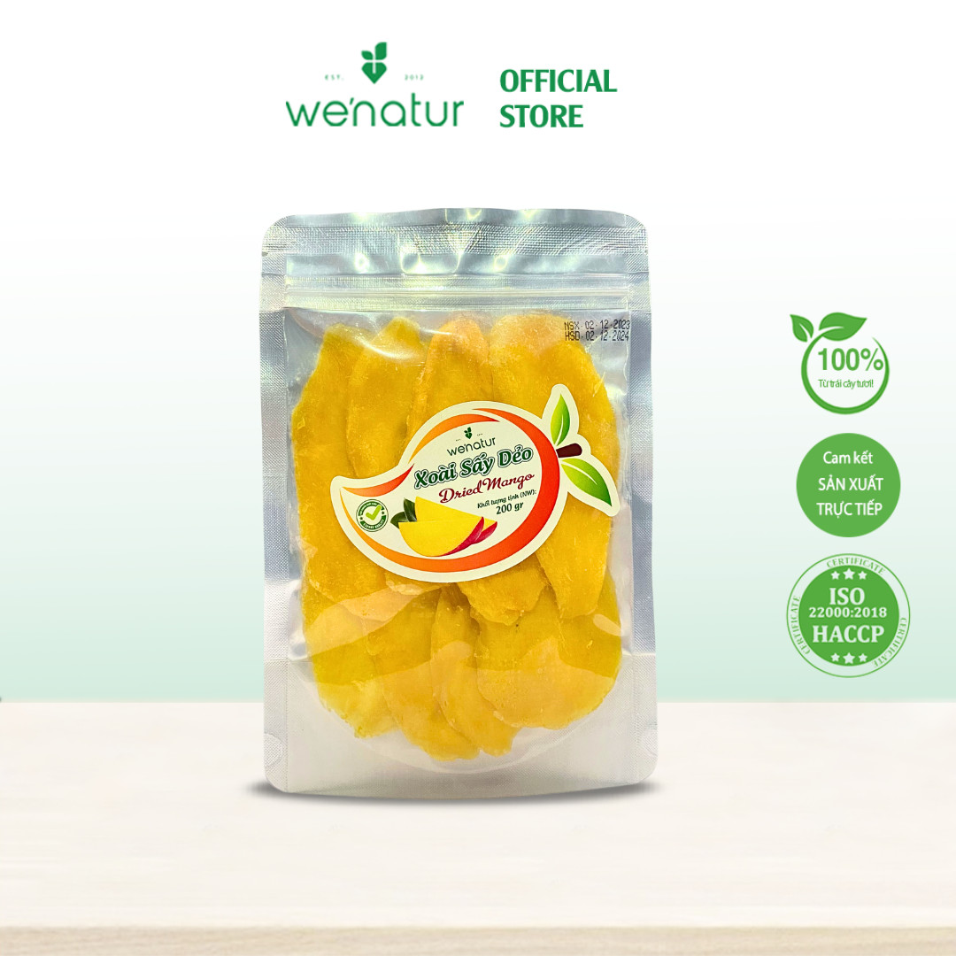 Natural Dried Plastic Raw Quality Mango we natur 200g