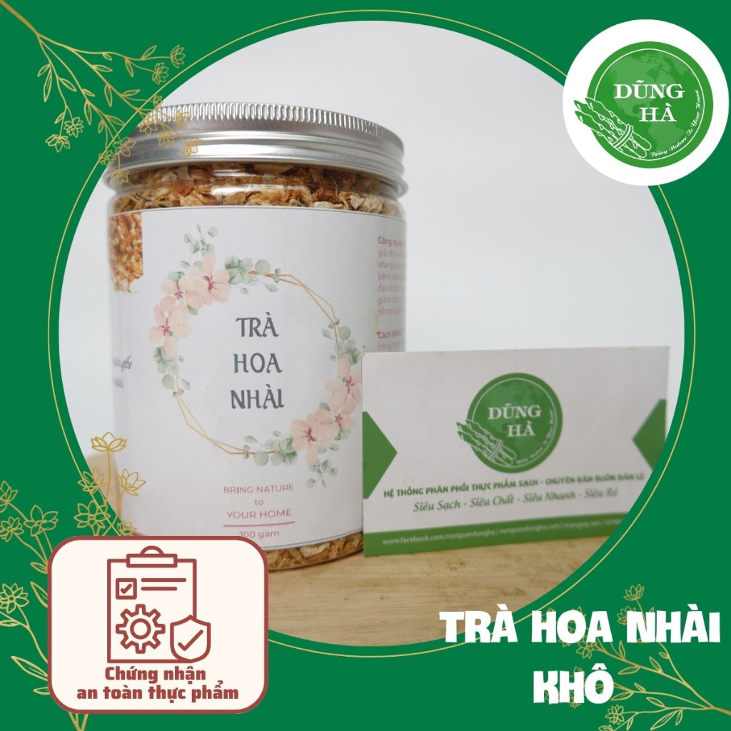 Trà hoa nhài khô nguyên chất thơm ngon đóng gói 500g