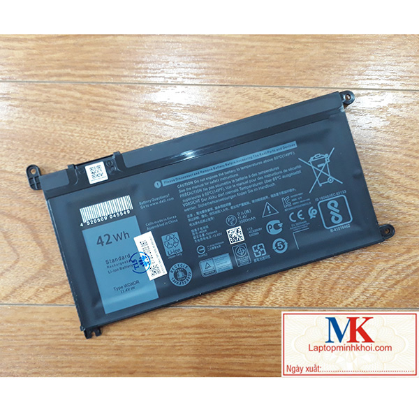 Pin Laptop DELL Inspiron 5568 7560 5567 5378 5379 7368 Type WDX0R