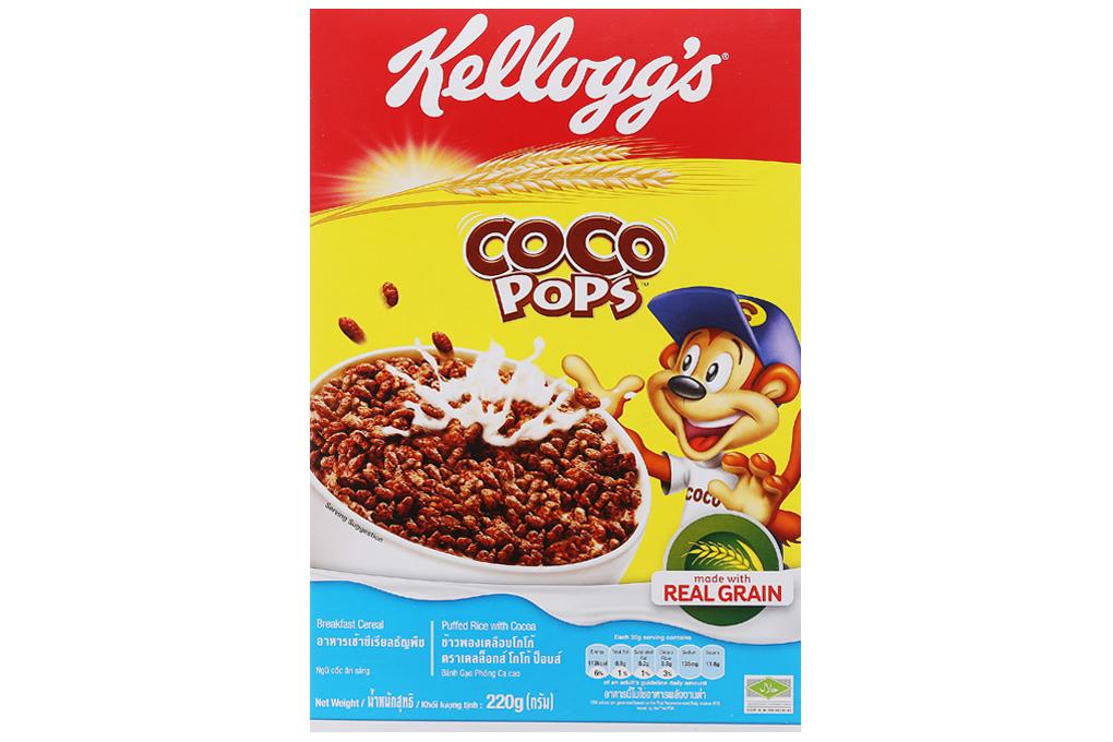 ngũ cốc ăn sáng Kellogg's Coco Pops 190g