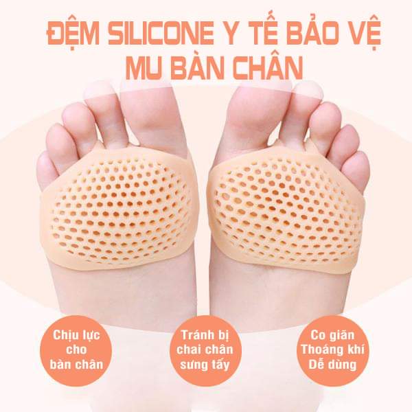 Lót giầy silicon chống đau chân khi mang giầy cao gót.