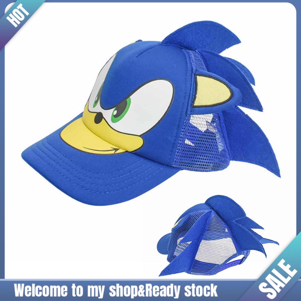 Available Sonic The Hedgehog Cosplay Baseball Hat Cap Boys Fancy Dress