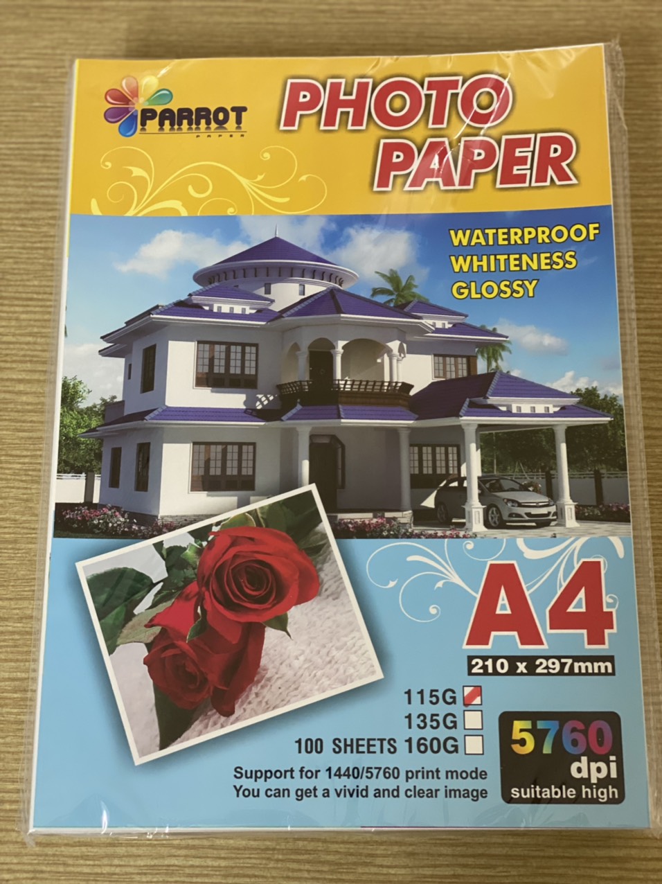 Giấy in ảnh a4 cao cấp glossy 1 mặt bóng đủ 100 tờ