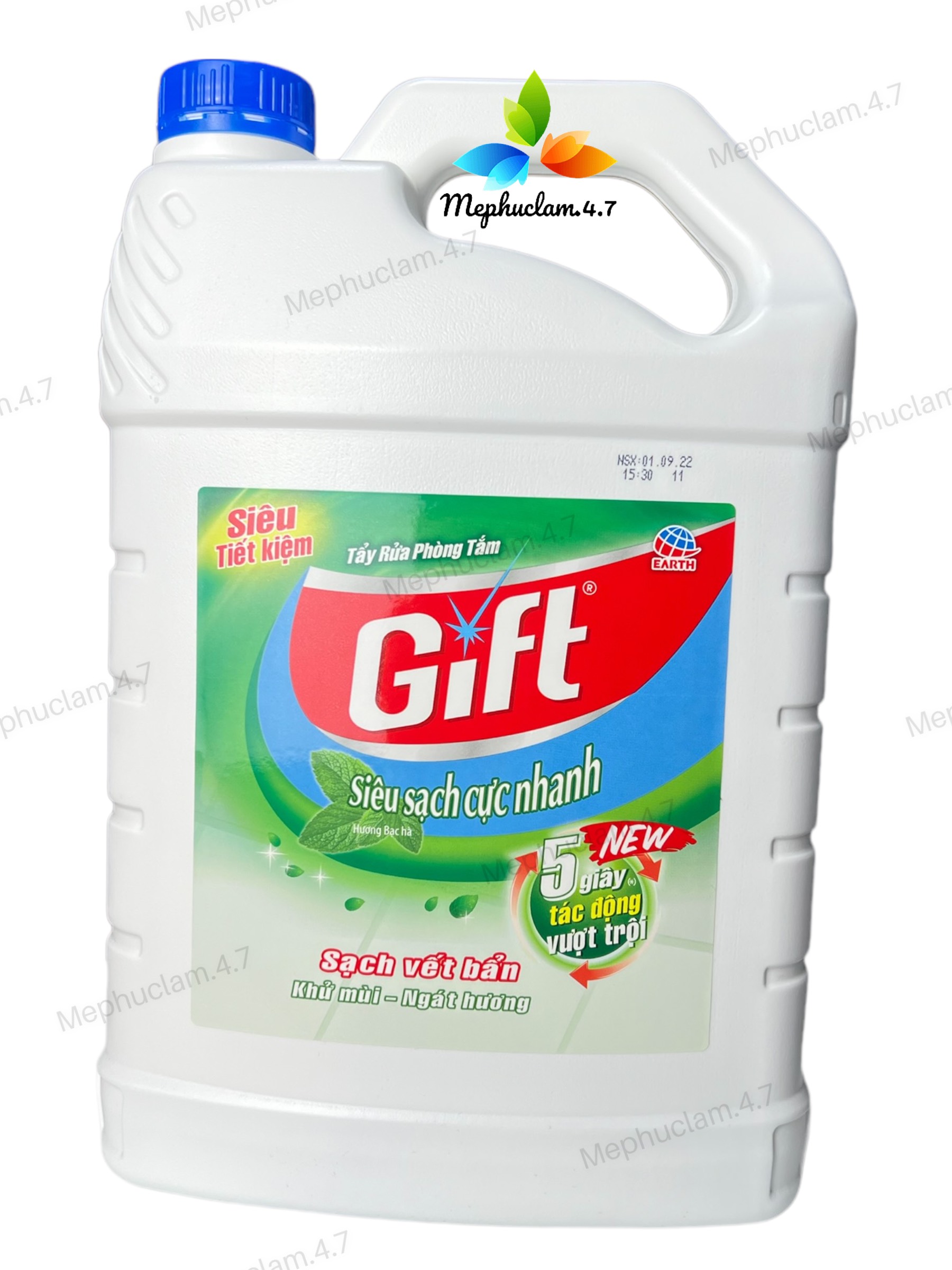 Nước tẩy rửa phòng tắm Gift can 3,8kg