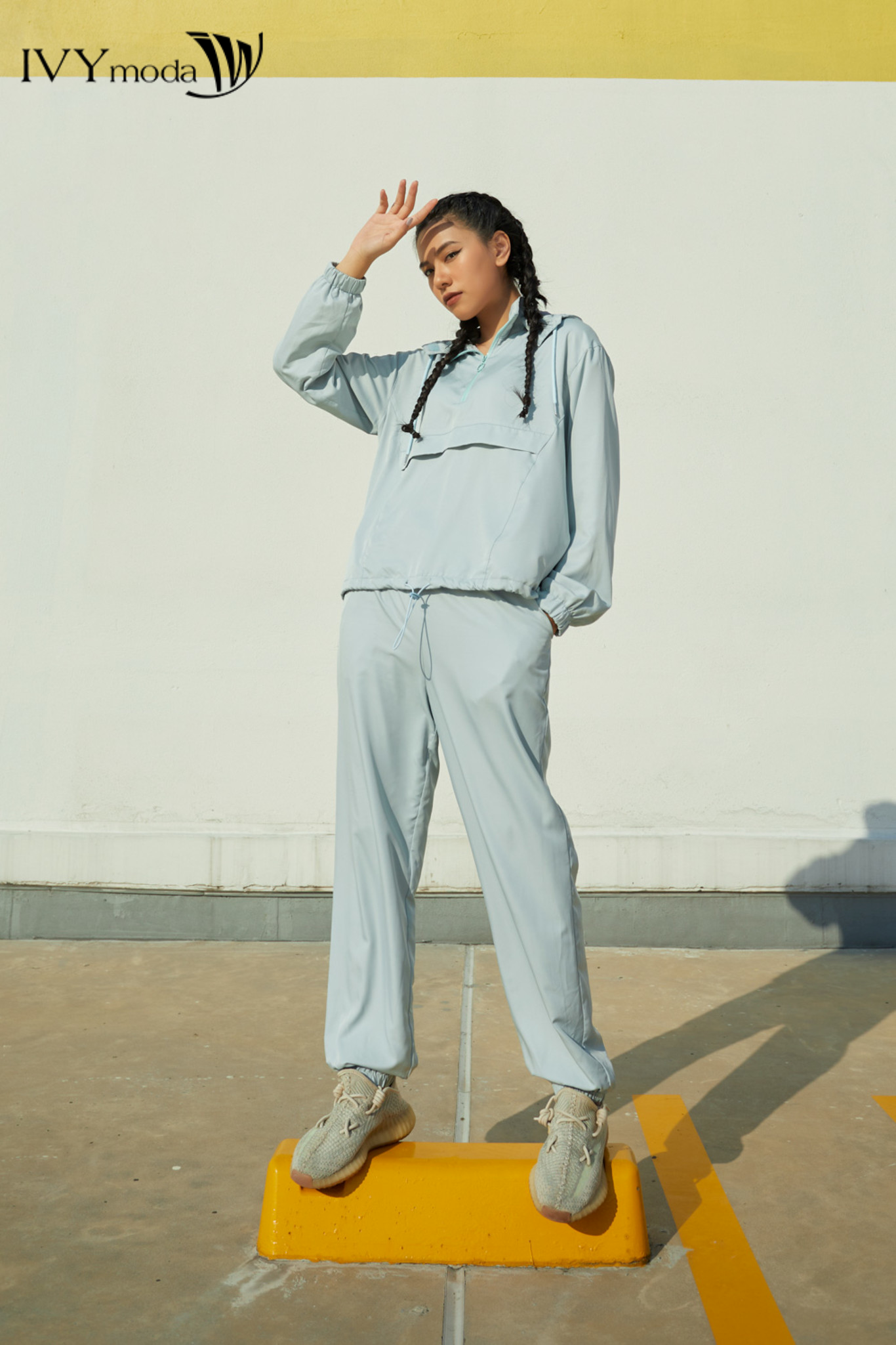 Quần gió nữ cao cấp ivy moda ms 22m6881