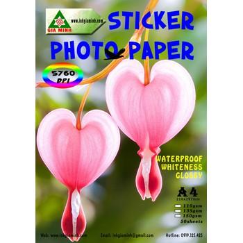 [HCM]Giấy decal in ảnh loại mặt bóng láng - A4 DL135gsm