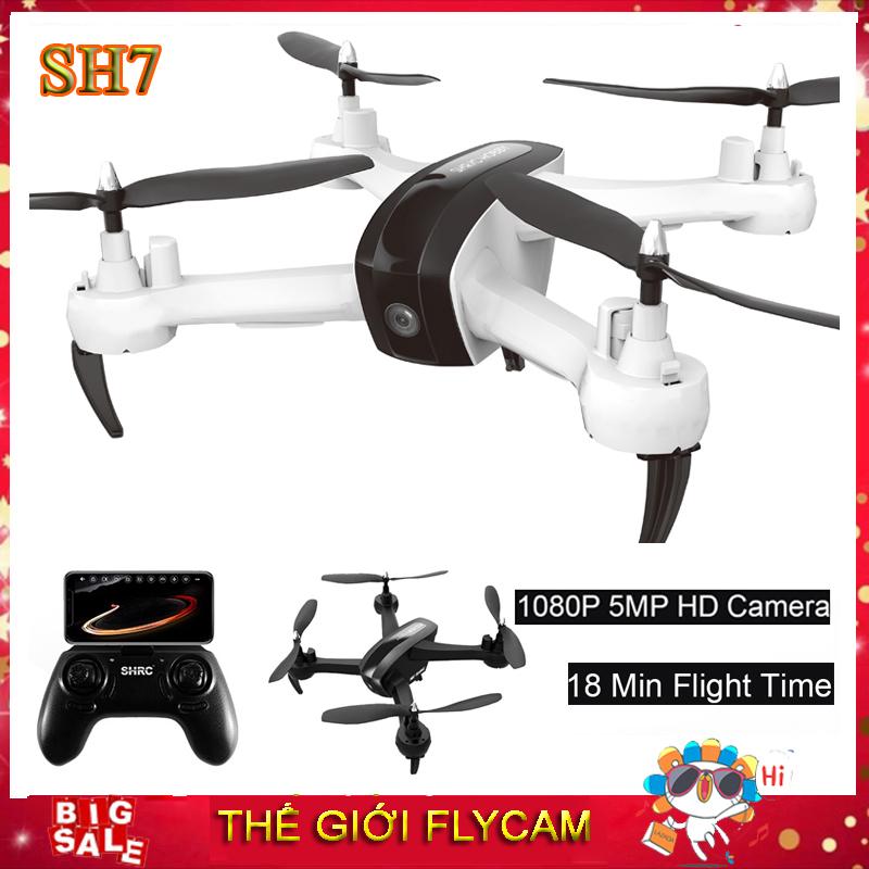 Máy bay Flycam SHR/C SH7 camera Full HD 1080P - 5MPx, Bay 18 Phút, Chụp ảnh bằng cử chỉ THẾ GIỚI FLYCAM