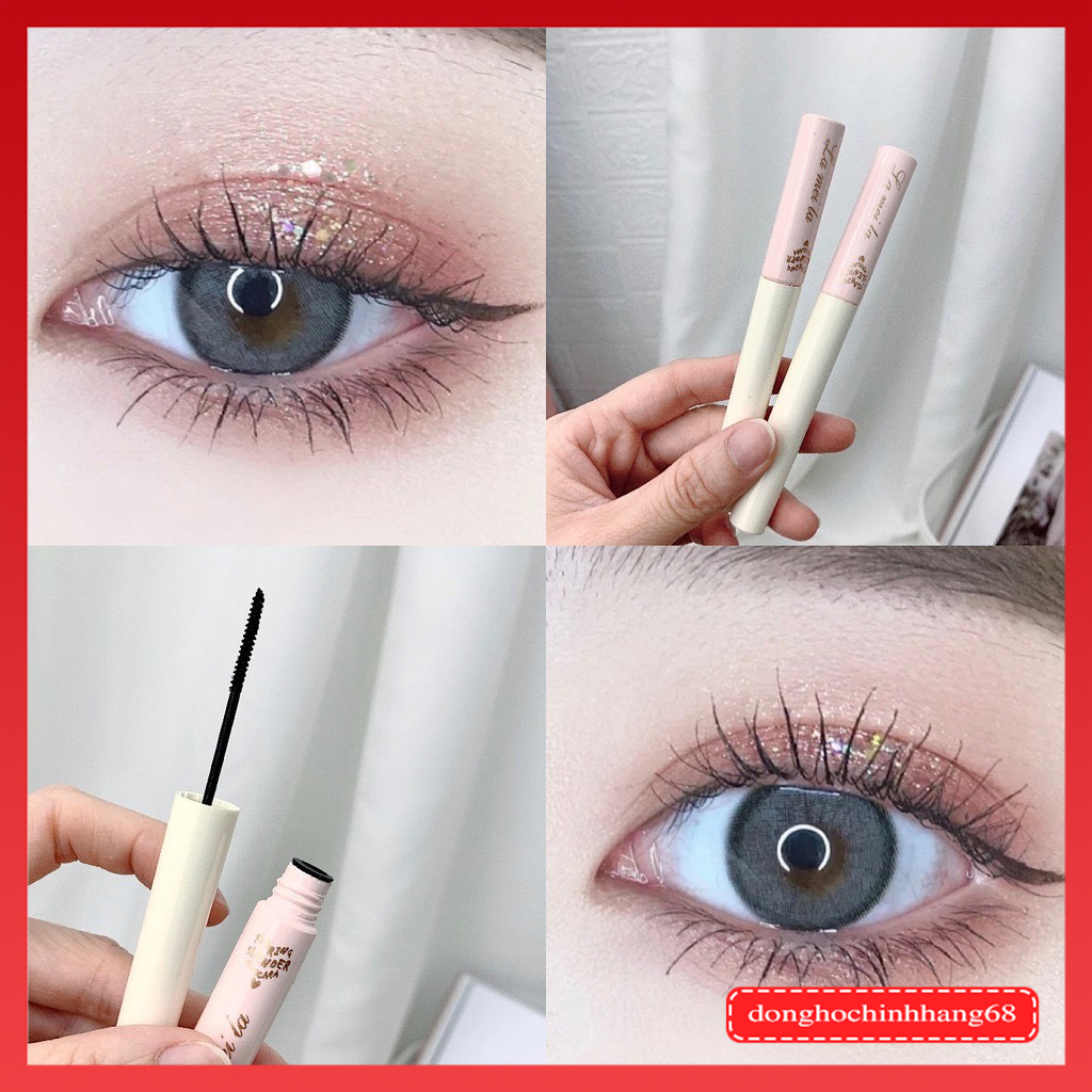 Mascara Siêu Mảnh Tơi Mi Lameila Skinny Microcara Vỏ Hồng Giúp Chuốt Mi và Dưỡng Mi Cực Đẹp