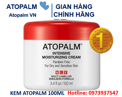 Kem Atopalm 100ml Nhập khẩu chính hãng Date 2026