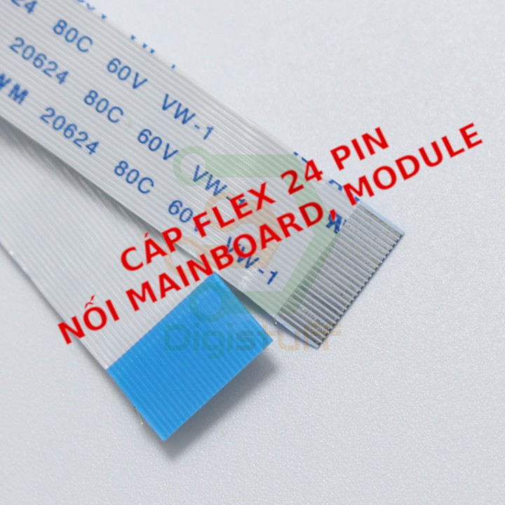 Cáp FFC phẳng 24 chân ( pin ) AWM 20624 60C VW-1 thay cáp Xinya CviLux HAMBURG-SH-HF High-Tek JI-HAW 30C VW-1