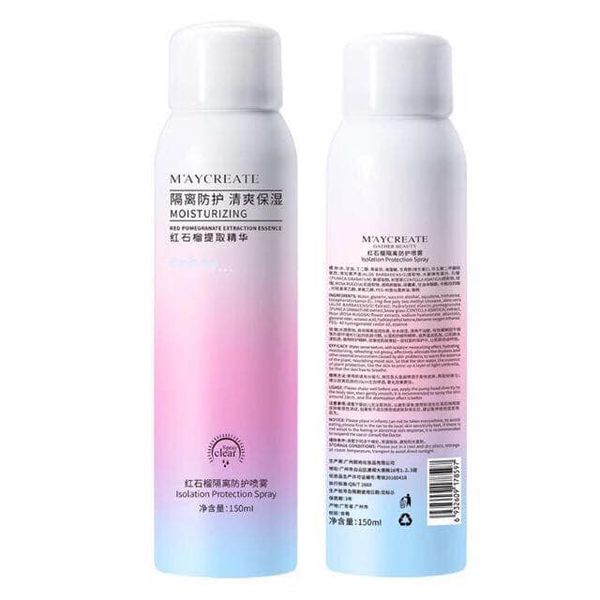 Chai xịt chống nắng Maycreate
