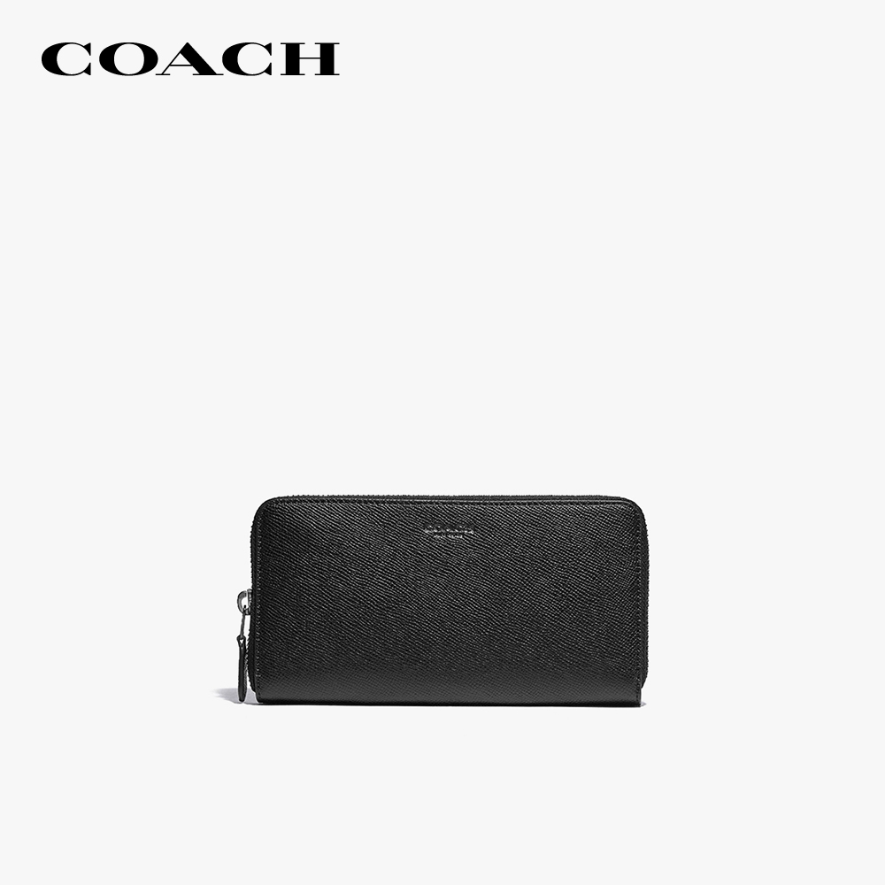 Coach - ví nam dáng dài chữ nhật accordion 4991-blk