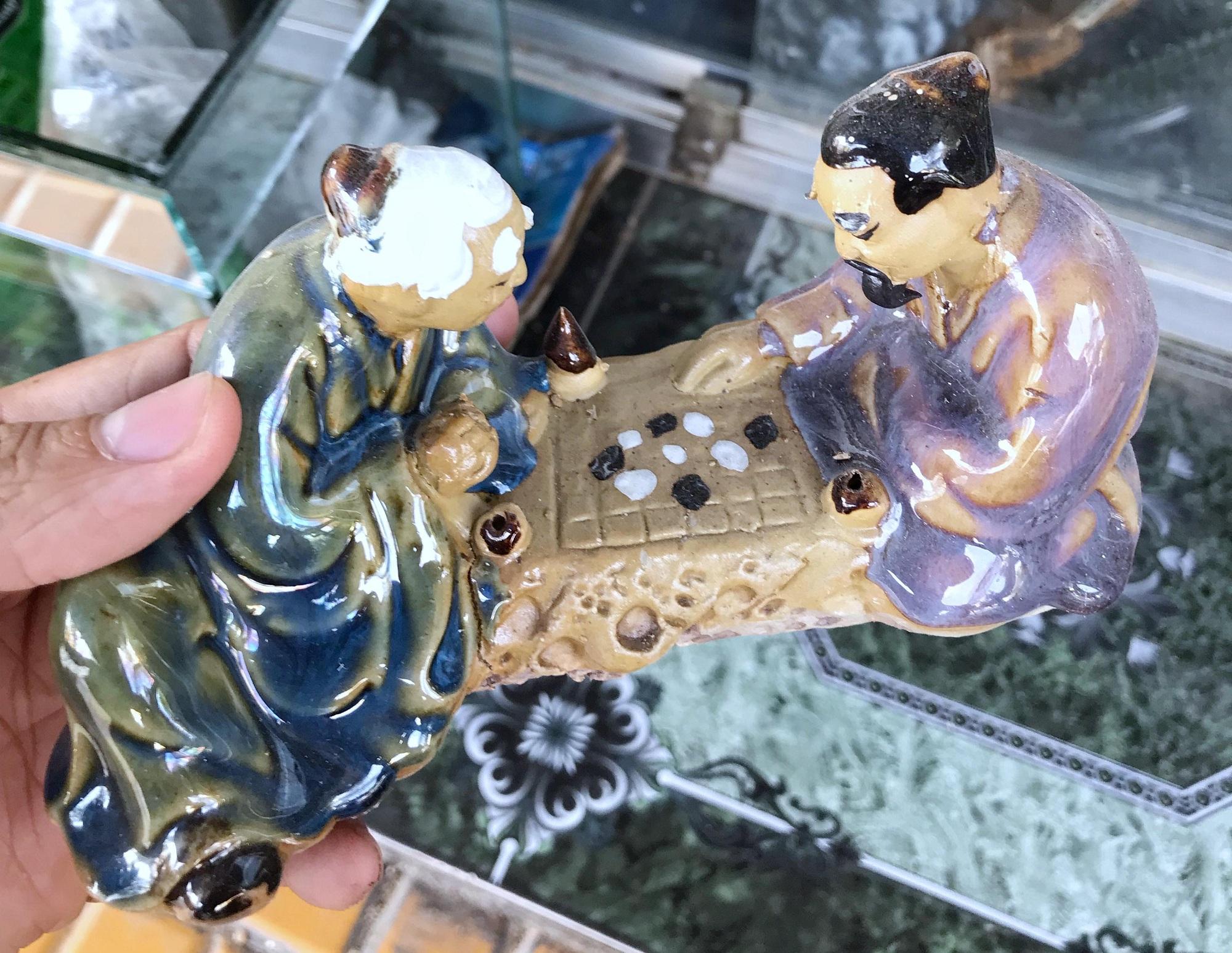 "hoàn tiền đến 10%" ông đánh cờ trang trí hồ cá non bộ