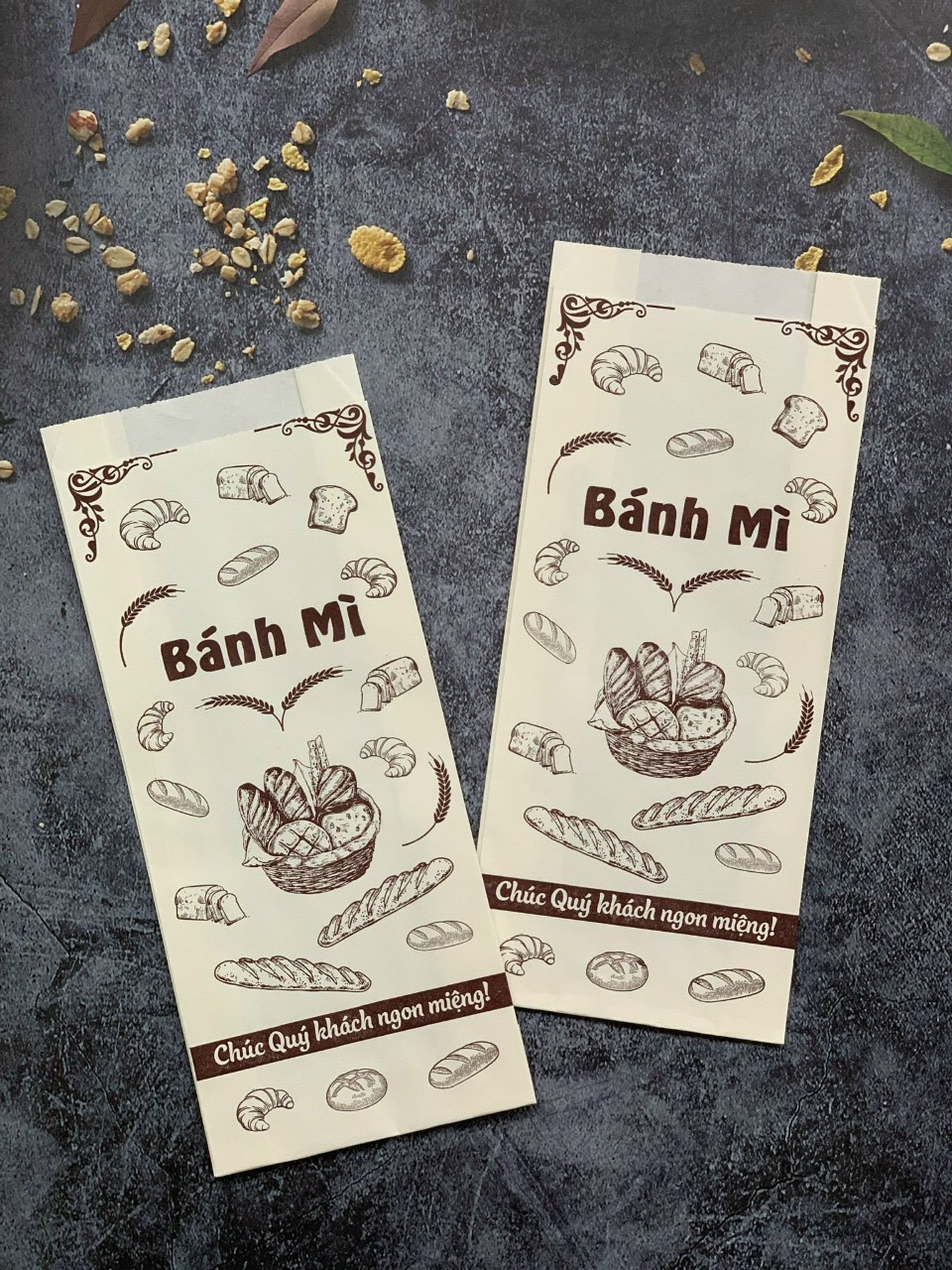 Túi bánh mì thấm dầu 500 túi
