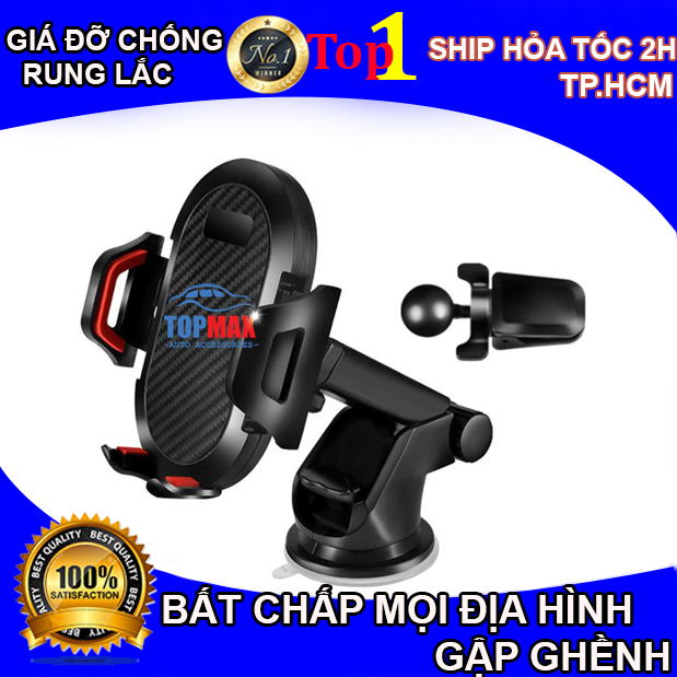 Giá đỡ điện thoại ô tô - Chất liệu nhựa ABS - (Giá đỡ điện thoại trên ô tô - đảm bảo chất lượng về độ rung lắc).