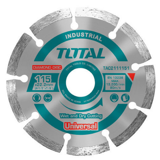 Đĩa cắt gạch khô có phủ hợp kim nhân tạo total tac2111803