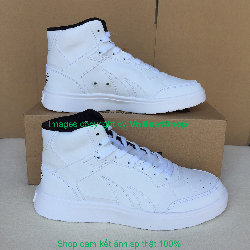 Giày thể thao nam b?t street z collection high white dsmh06200trg