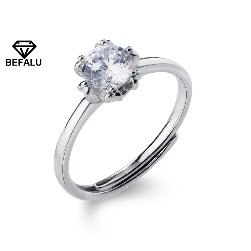 Nhẫn Nữ Cute Bạc 925 Phong Cách Hàn Quốc N03 Freesize- BEFALU