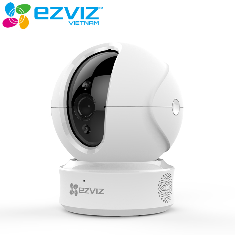 Camera Wi-Fi trong nhà EZVIZ C6CN độ phân giải HD (720p), ống kính F2.4 góc nhìn cực rộng, Tích hợp Micro và Loa đàm thoại 2 chiều, cảnh báo chuyển động, tích hợp đèn hồng ngoại