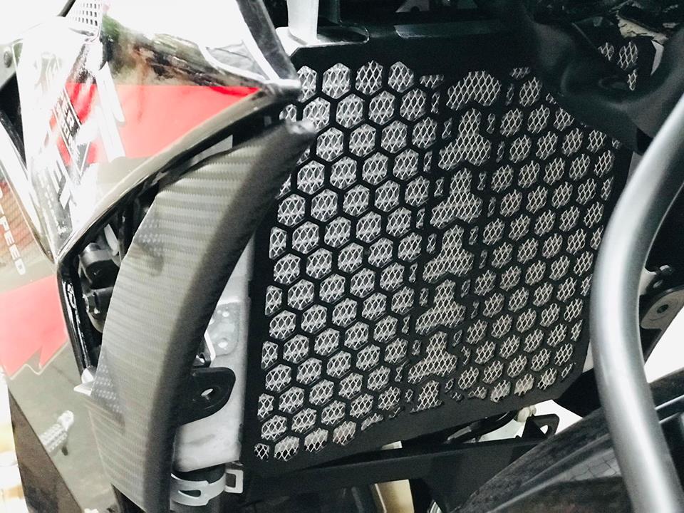 [HCM]Bảo vệ két nước CNC nhôm Suzuki Satria Raider Fi