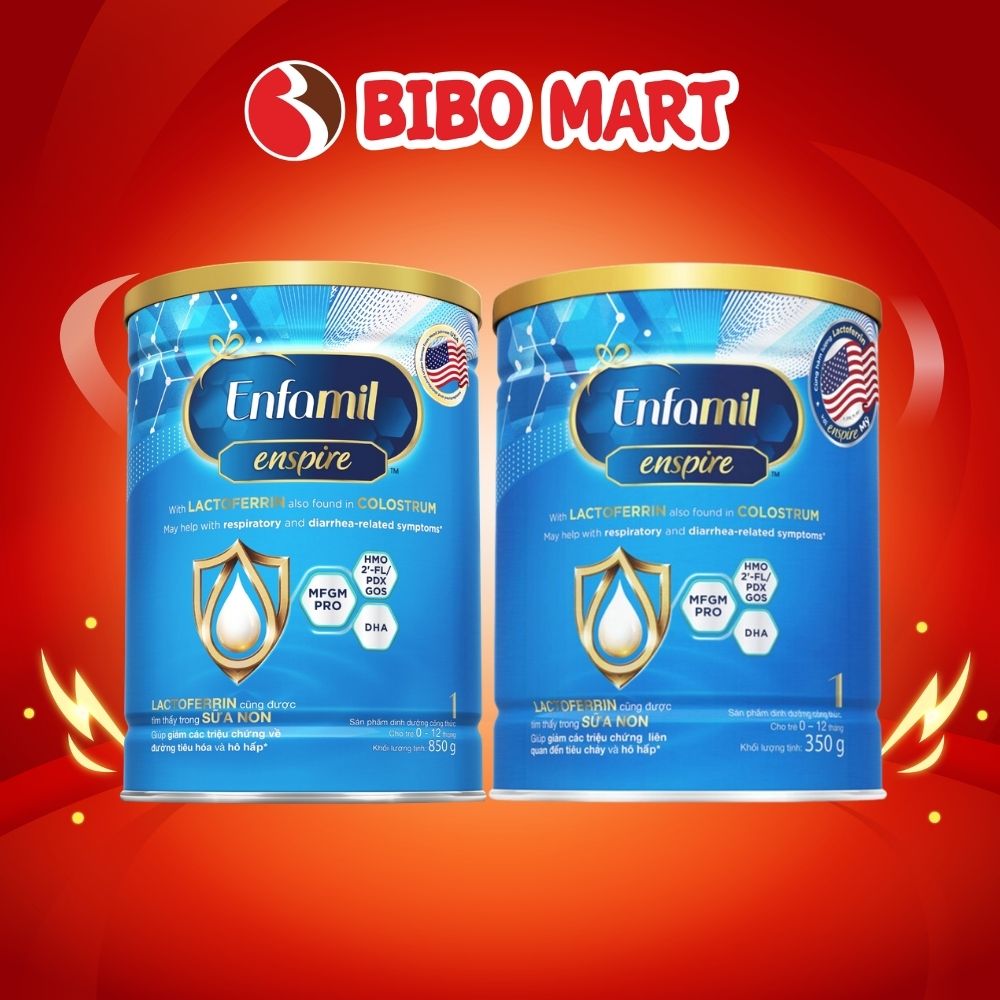 Sữa Bột Enfamil Enspire Phát Triển Trí Não Hỗ Trợ Tiêu Hóa Lon 350/850g Cho Bé - Bibomart