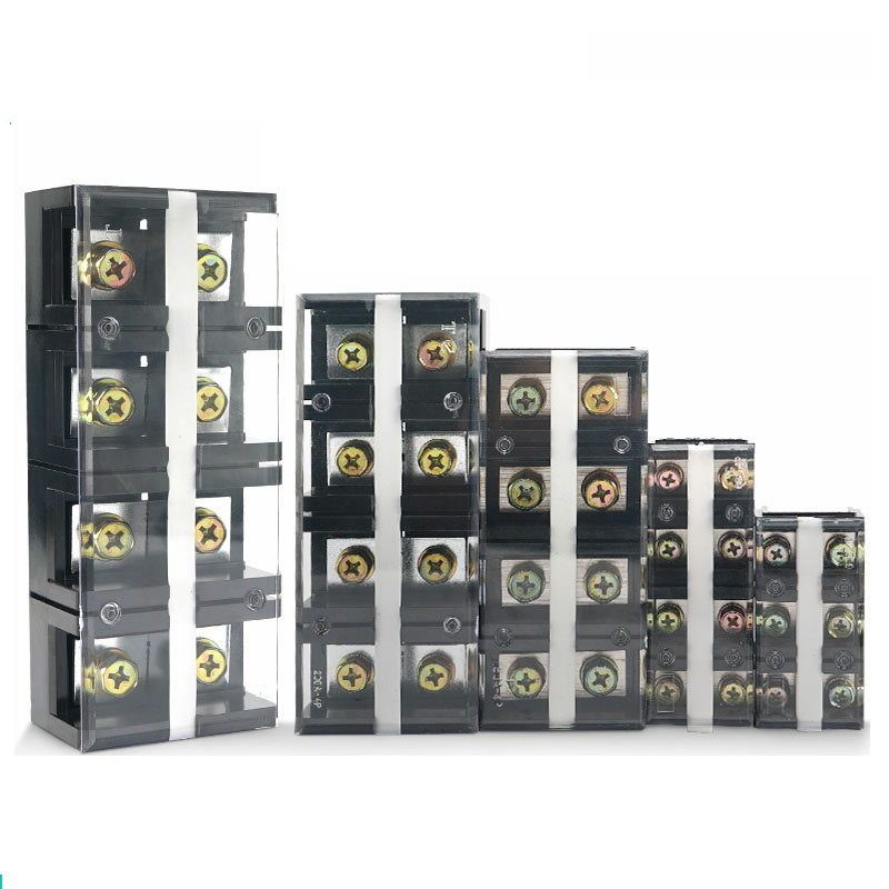 Cầu đấu 4p 60a 100a 150a 200a cầu đấu 4 cực domino 4p