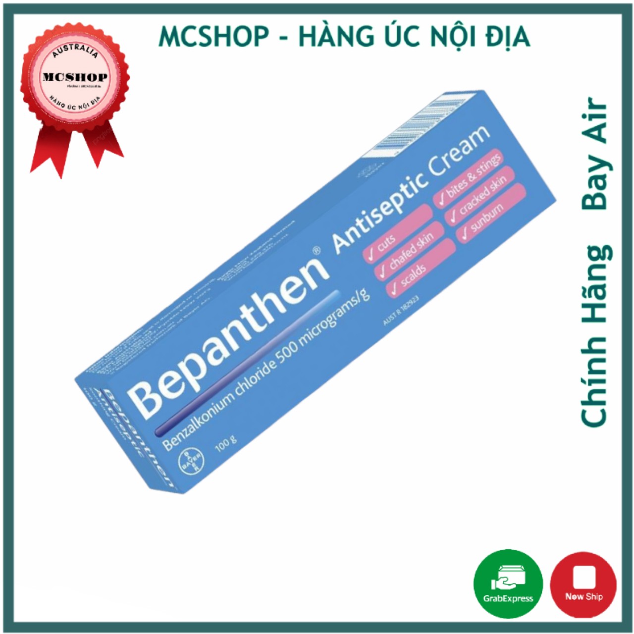 Kem Hăm Tá Bepanthen Antiseptic Cream 100G