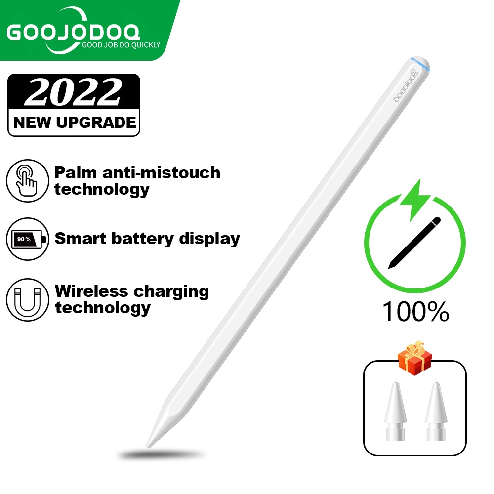 Bút cảm ứng GOOJODOQ GD13 2022 Mới Sạc Không Dây Stylus Màn Hình Cảm Ứng Cho pad Air 4 Air 5 Pro 11 12.9 2020 2018 2019