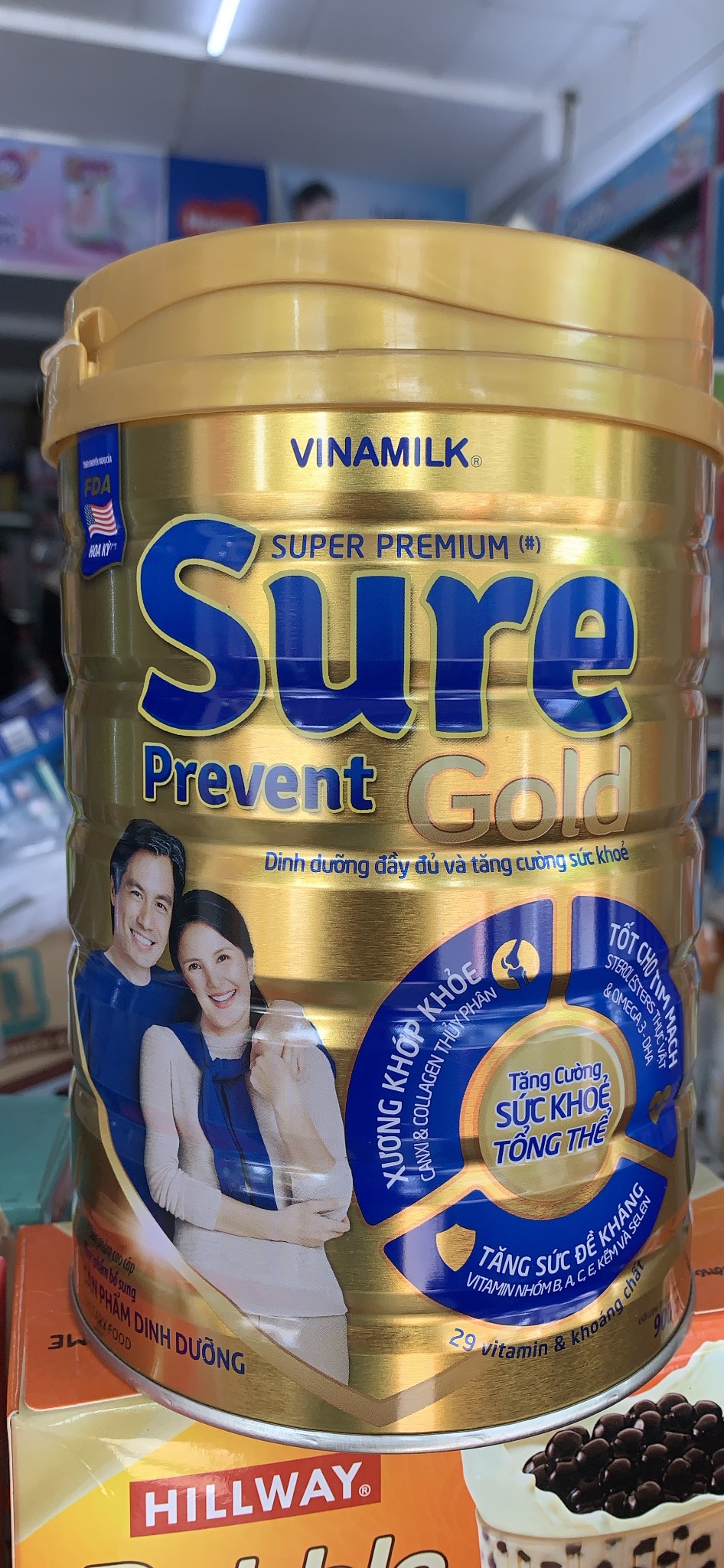 Sữa bột sure prevent gold 900g