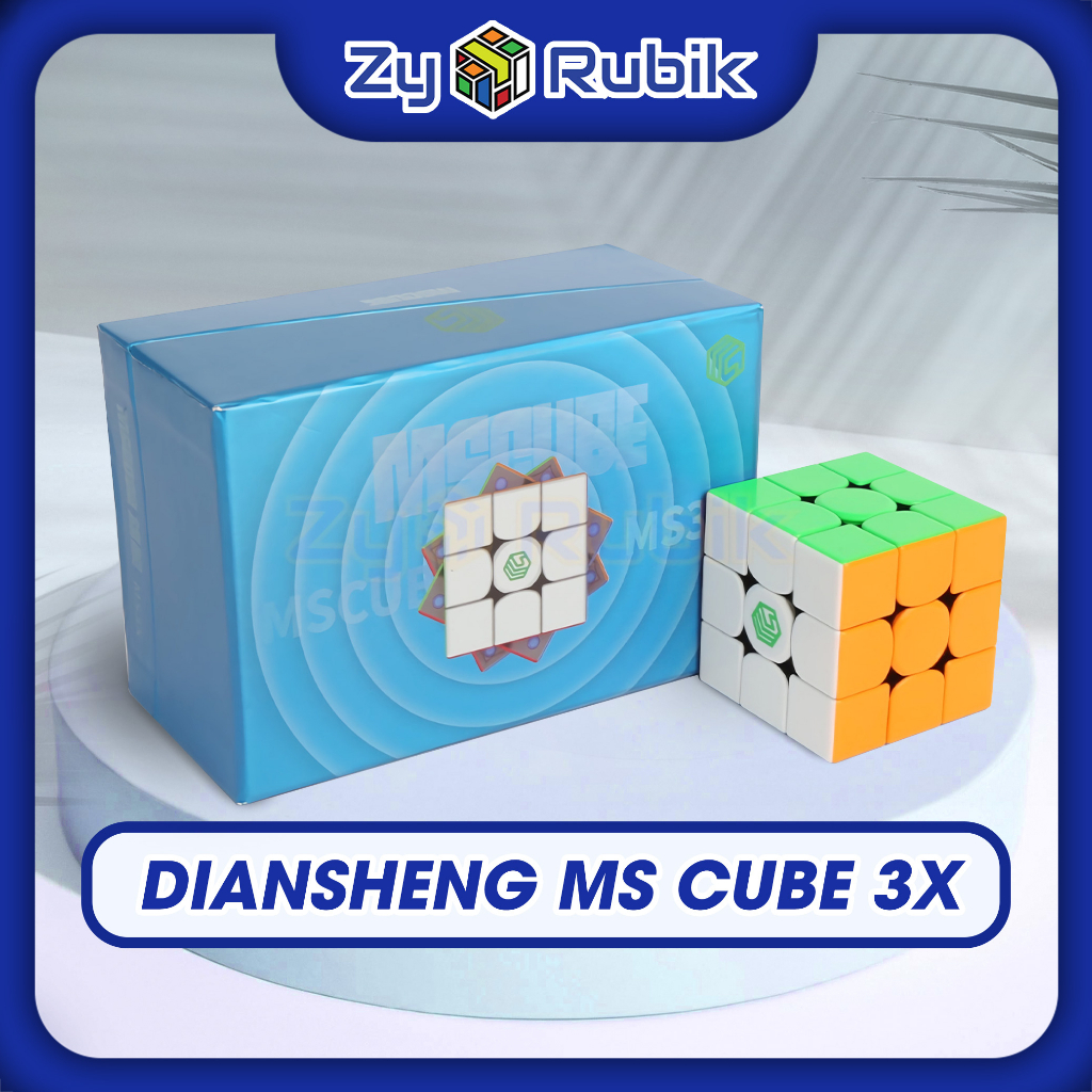 Rubik 3x3 diansheng ms cube ms3x hai phiên bản có nam châm - rubik nam châm 3x3 diansheng ms 3x - zyo rubik
