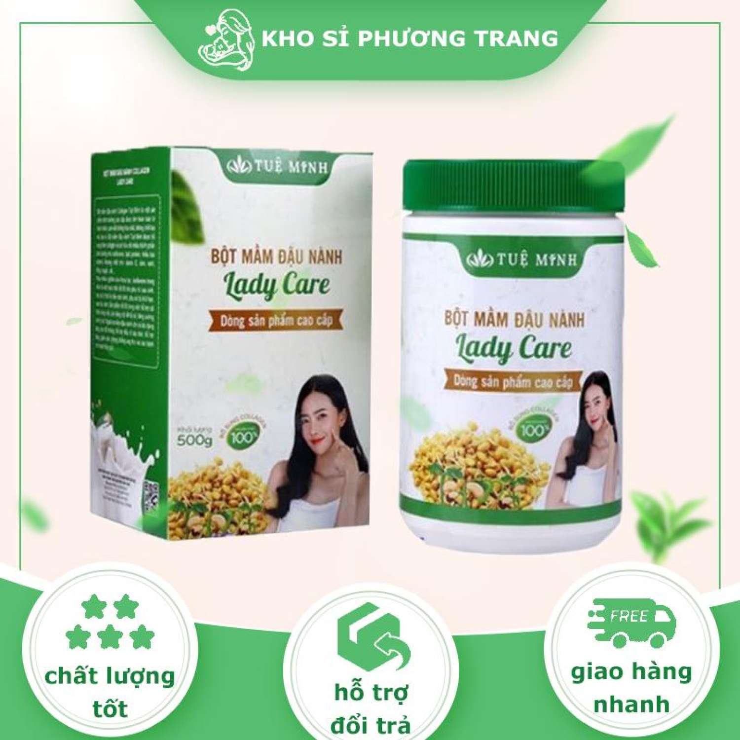 5 Hộp Mầm Đậu Nành Tuệ Minh Thơm ngon bổ dưỡng