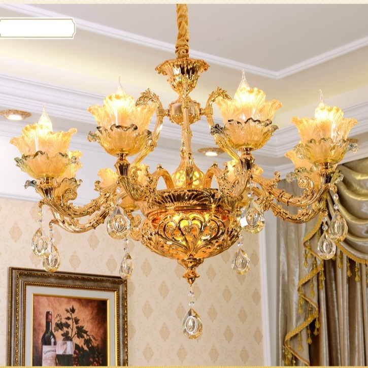 Đèn chùm ALISTAR phong cách Châu Âu hiện đại kèm bóng led cao cấp