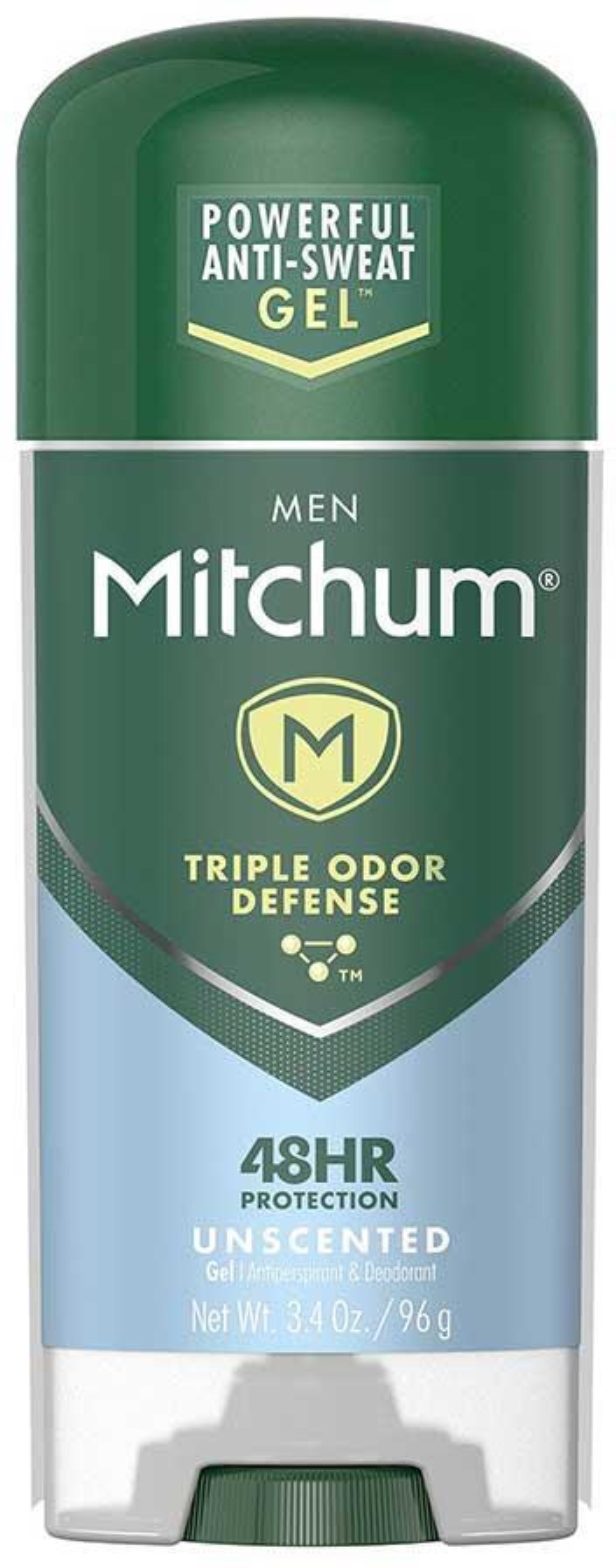 Lăn gel khử mùi nam Mitchum Antiperspirant Deodorant Stick for Men 48h Triple Odor Defense Gel 96g (Mỹ)