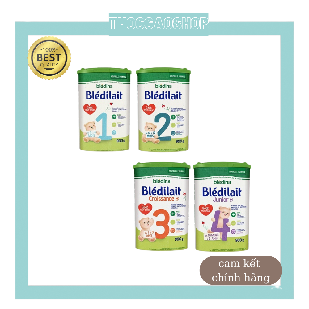 Sữa bột Bledilait 900gr nội địa Pháp mẫu mới đủ số 1 2 3