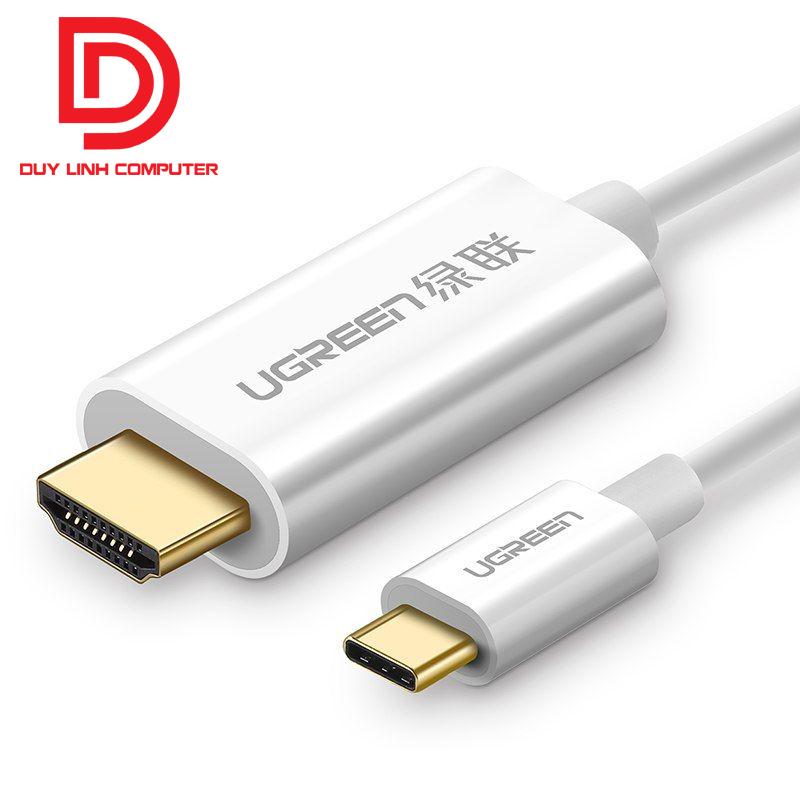 Cáp kết nối usb type c to hdmi dài 1,5m ugreen 30841 hỗ trợ 3d, 4k
