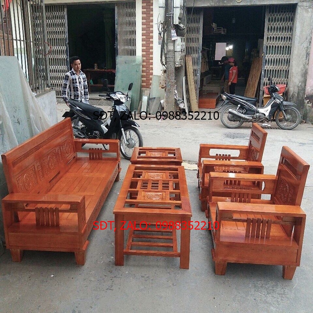 Bàn ghế phòng khách gỗ sồi tay 3 lớp , bộ bàn ghế phòng khách gỗ, BỘ BÀN GHẾ