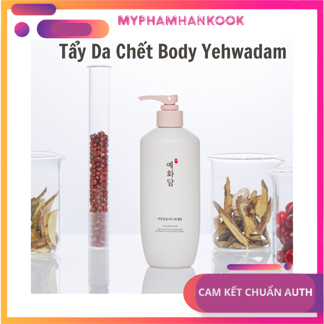 [cam kết chuẩn Auth] Tẩy da chết Yehwadam Silky Smooth Body Peeling Gel 300ml