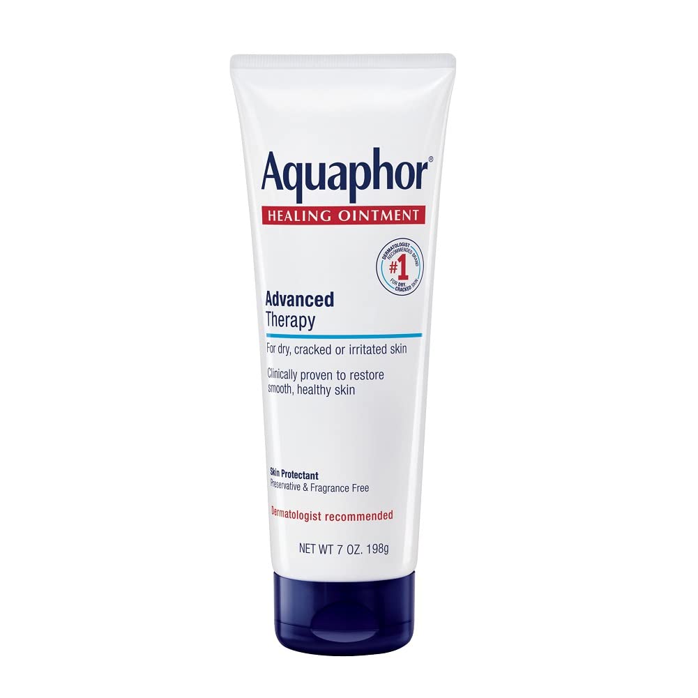Kem Dưỡng Ẩm dành cho da khô, nứt nẻ Aquaphor Healing Ointment Advanced Therapy 198g USA