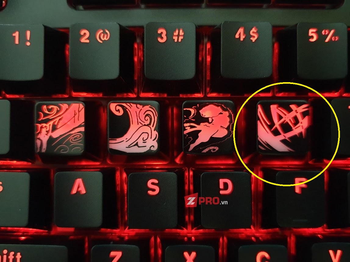 Bộ Keycap Yasuo Skill - Kỹ Năng Yasuo Dùng cho bàn phím cơ