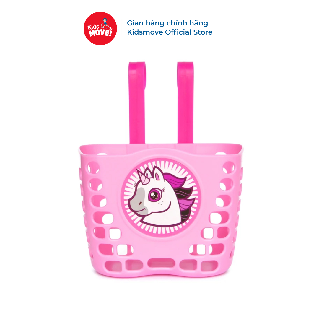 Phụ kiện giỏ xe đạp, scooter cho bé hoạt hình dễ thương, chất liệu ABS cao cấp