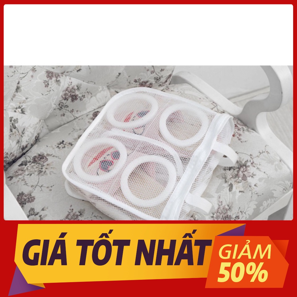 (Giảm Giá Sốc)Túi Lưới Giặt Giầy,Phơi Giày,Tiện Lợi,Bảo Vệ Phom Giầy